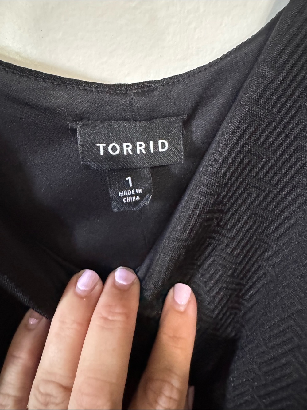 torrid Black V-Neck Mini Dress - Picture 2 of 5